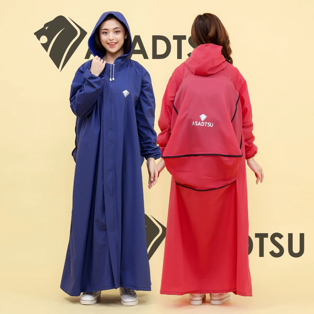 Jas Hujan Dress Ransel
